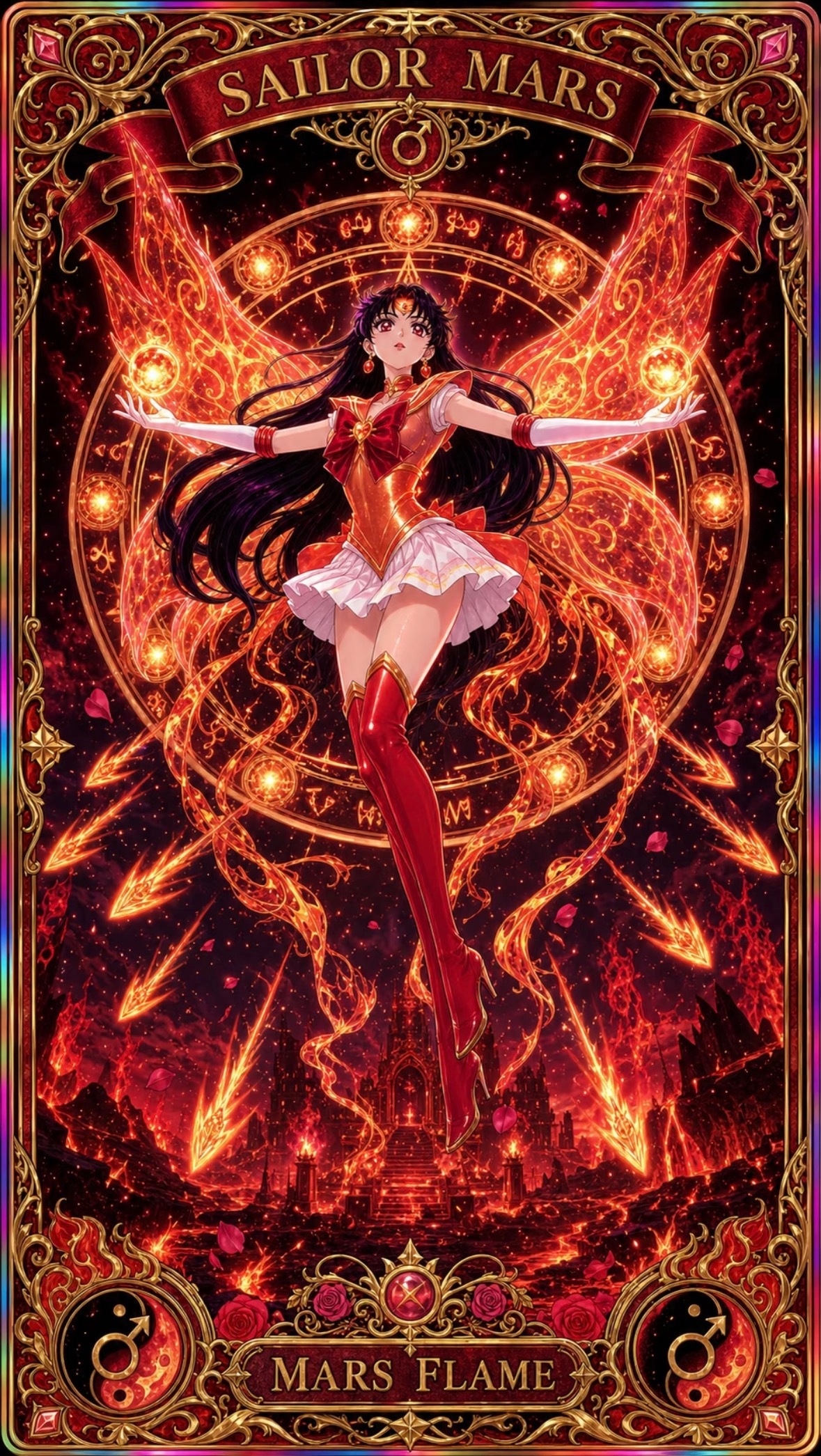 美战塔罗牌壁纸，快抽一张你的守护牌吧！🔮动漫点评团美少女战士壁纸