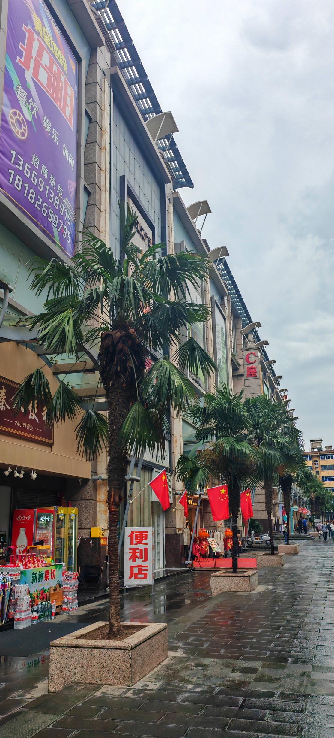 热热闹闹的国庆节，西安很多地方都人气很旺，唯独骡马市步行街还带着几分寒意。明明就