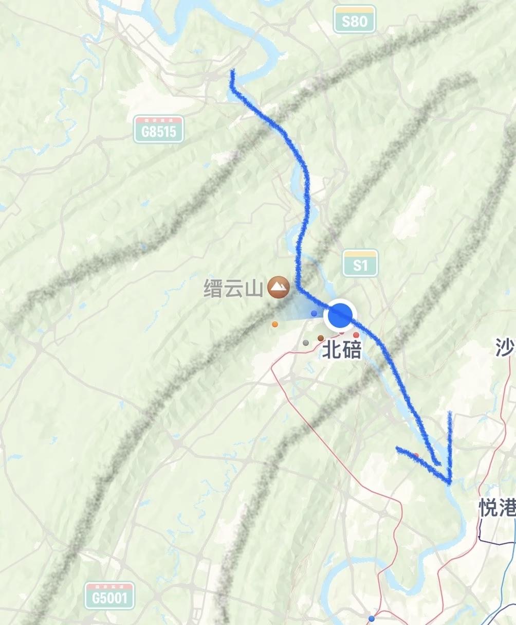 为什么嘉陵江宁可穿越这三座大山而不绕道呢？[捂脸哭]