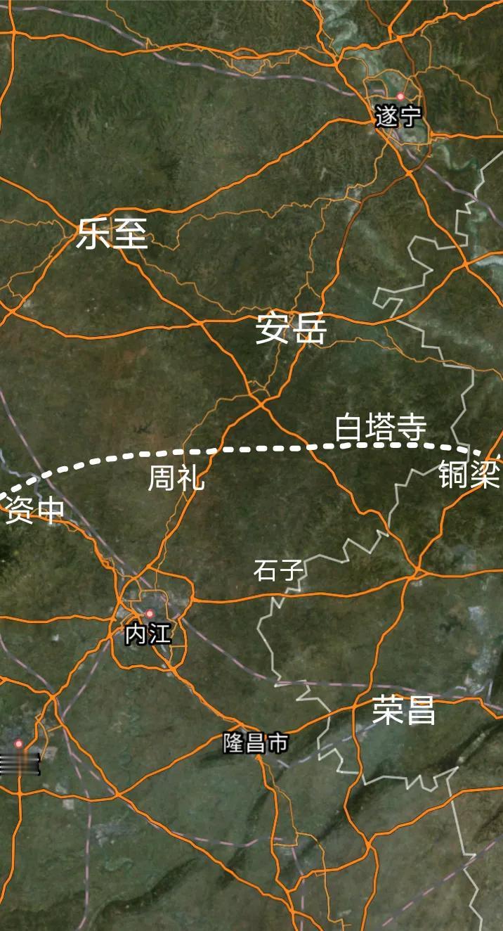 正在建设,乐山至重庆铜梁正在建设一条全长198公里双向六车道的直达高速,目前内江