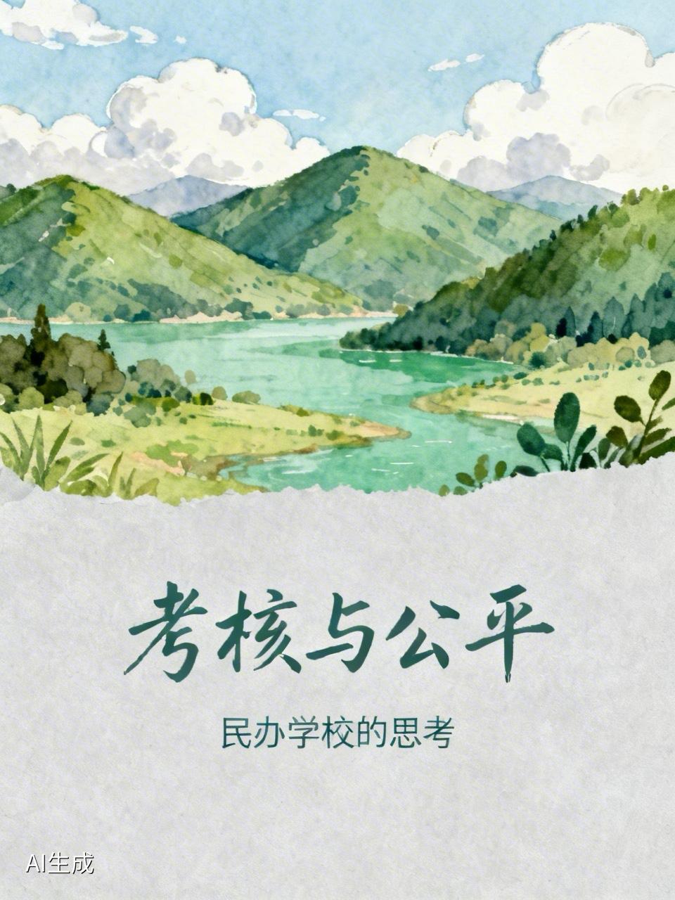 昨天，一位在某民办高中任教的同事，给我打电话聊天，说到他们学校的考核：只考老师，