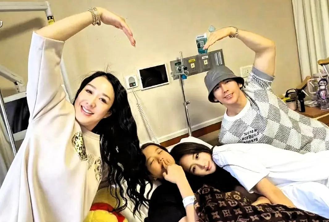 钟丽缇二女儿Jaden手术成功，小姑娘在打排球的时候不小心受了伤！全家人都陪着她
