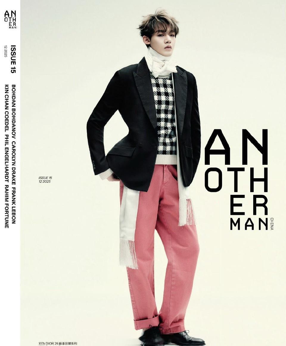 邓为《anitherman》12月封面大片好帅，风格特别适合他
