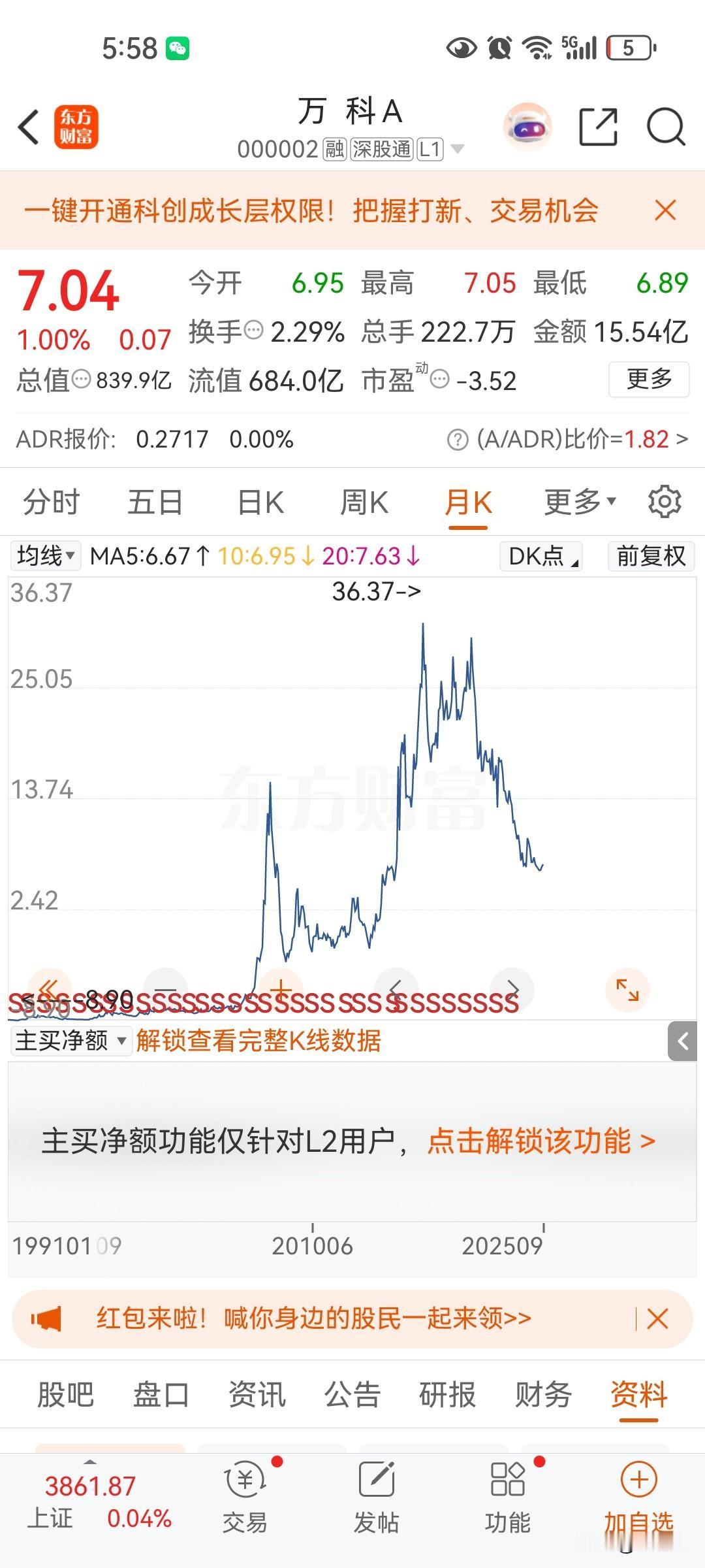救万科还需要的多少钱？未来两年需要的钱会越来越多，至少需要两千亿，2028年或2