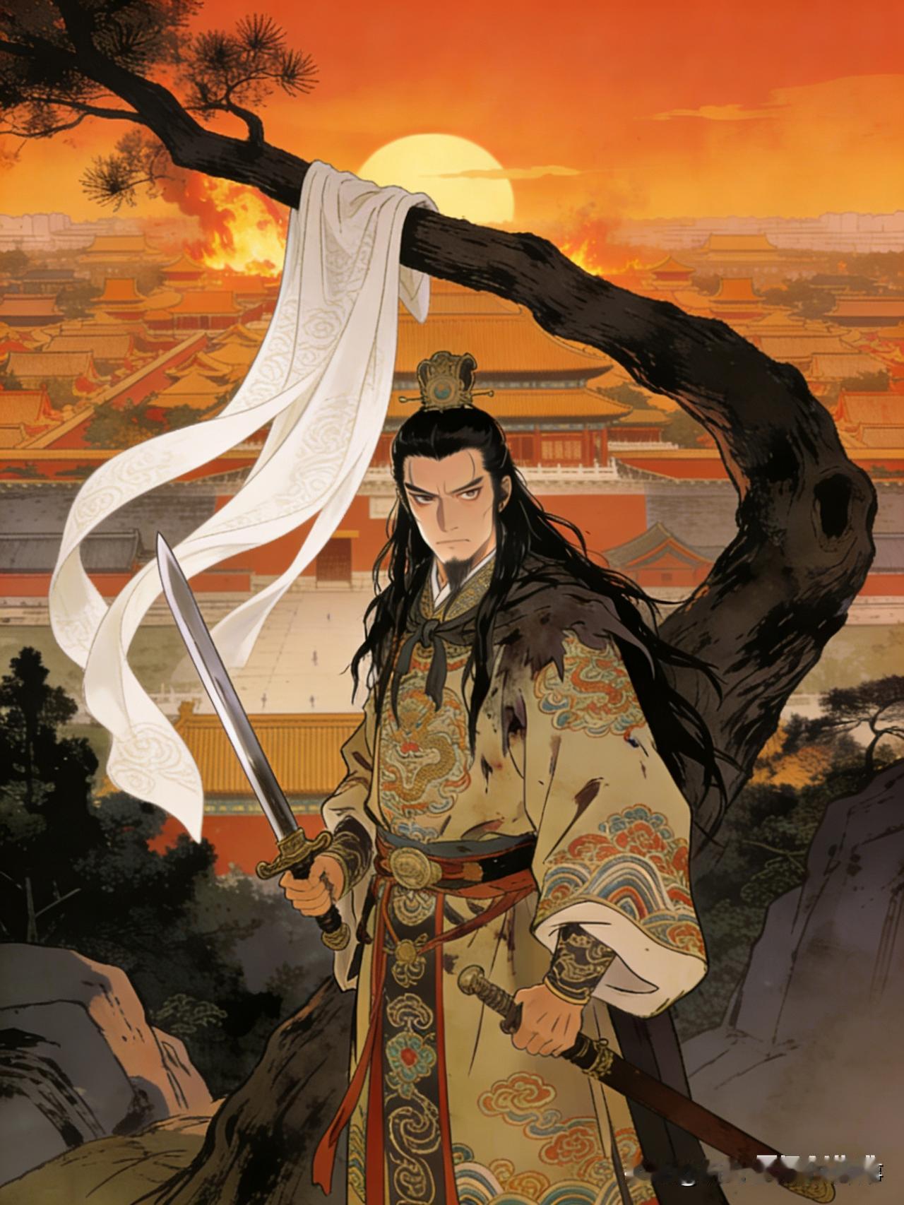 在清朝某些御用文人的刻意渲染下，似乎崇祯殉国的时候，明朝已经民心丧尽，陪他殉国的