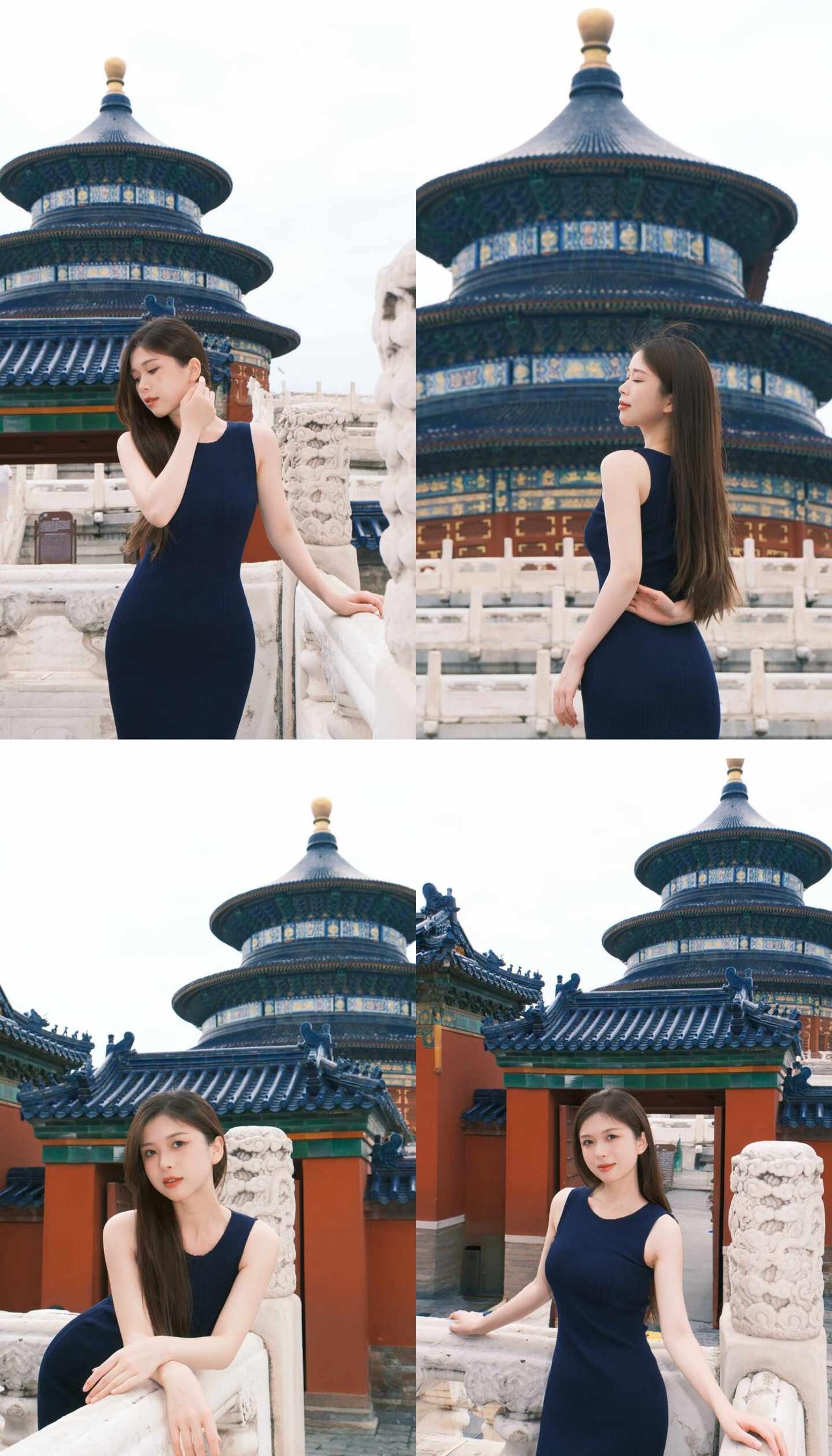 北京天坛真的太好拍了📷一生为了出片的中国女人👩随机寻找的摄影师小哥好会拍