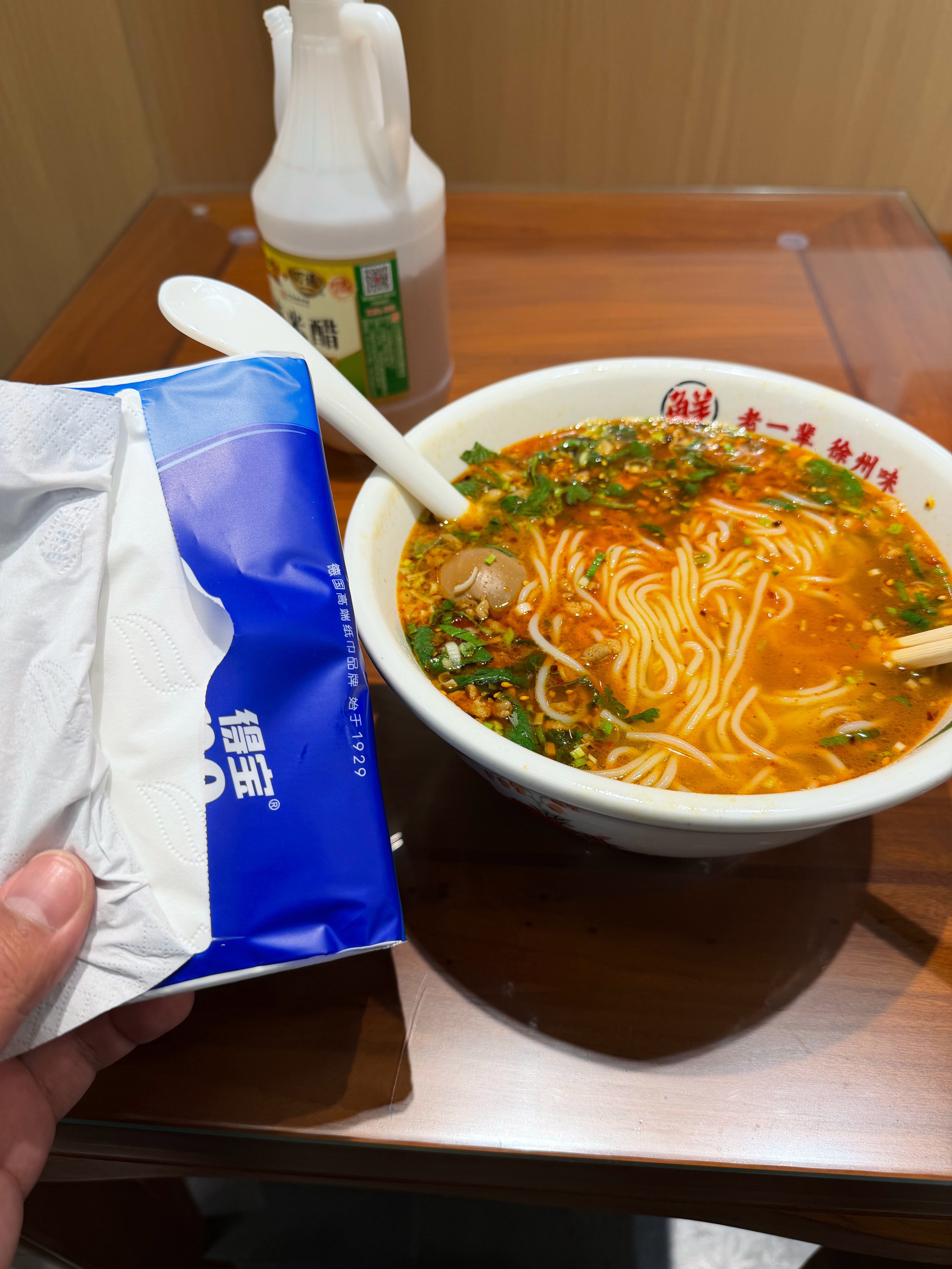 看一家店好不好吃，看他用的纸巾就知道了