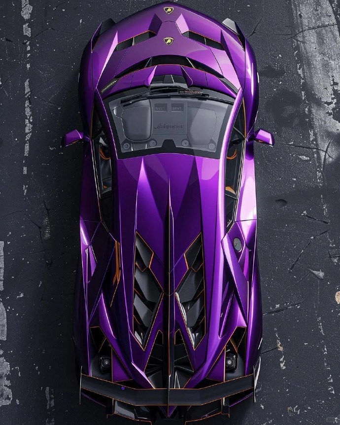 兰博基尼自带高光buff✅颜值炸裂出圈，犀利凌厉的外观设计，标志性剪刀门，每一