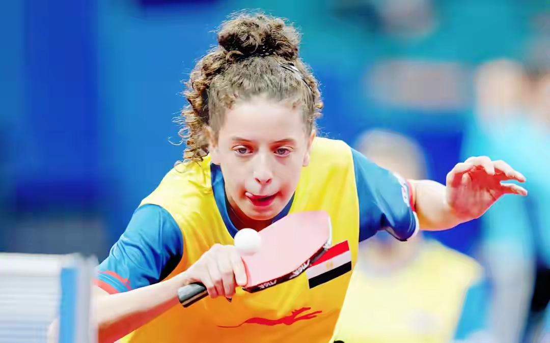 惊艳！小将汉娜.高达突破自我！法兰克福冠军赛八分之一决赛，埃及17岁的非洲新星汉