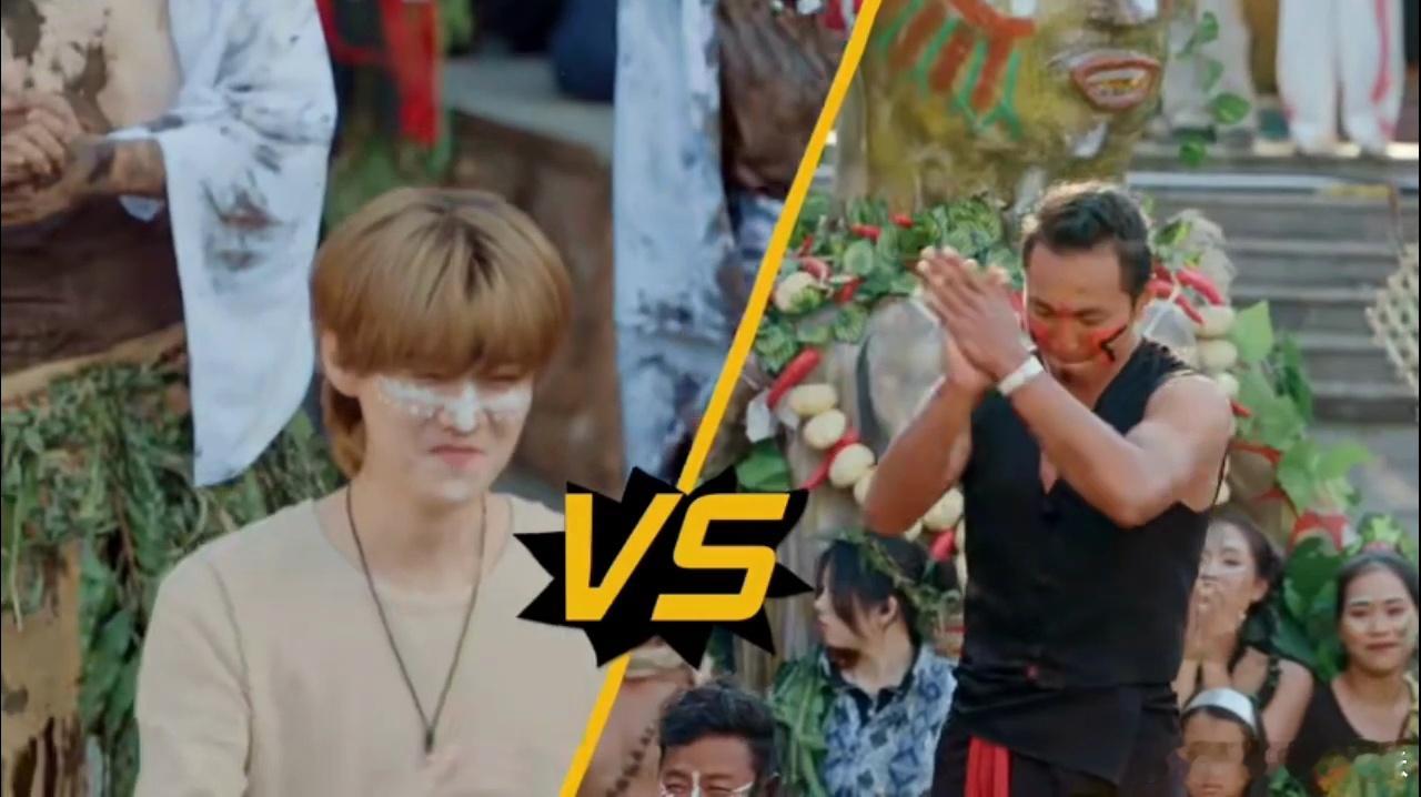 泥潭摔跤的速度之王！鹿晗秒输哈哈哈哈哈鹿晗上场前就预判“一秒就输”，邓超还在旁