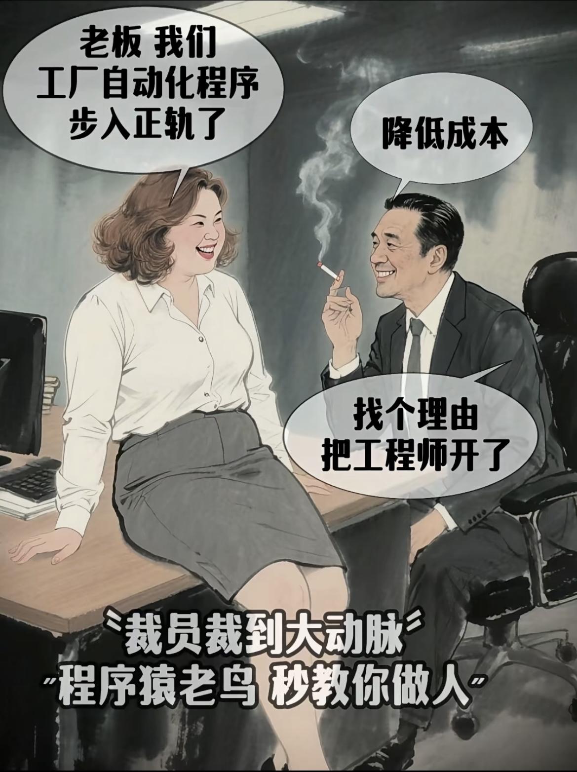“公司最怕什么😧，裁员裁到大动脉”[滑稽笑]