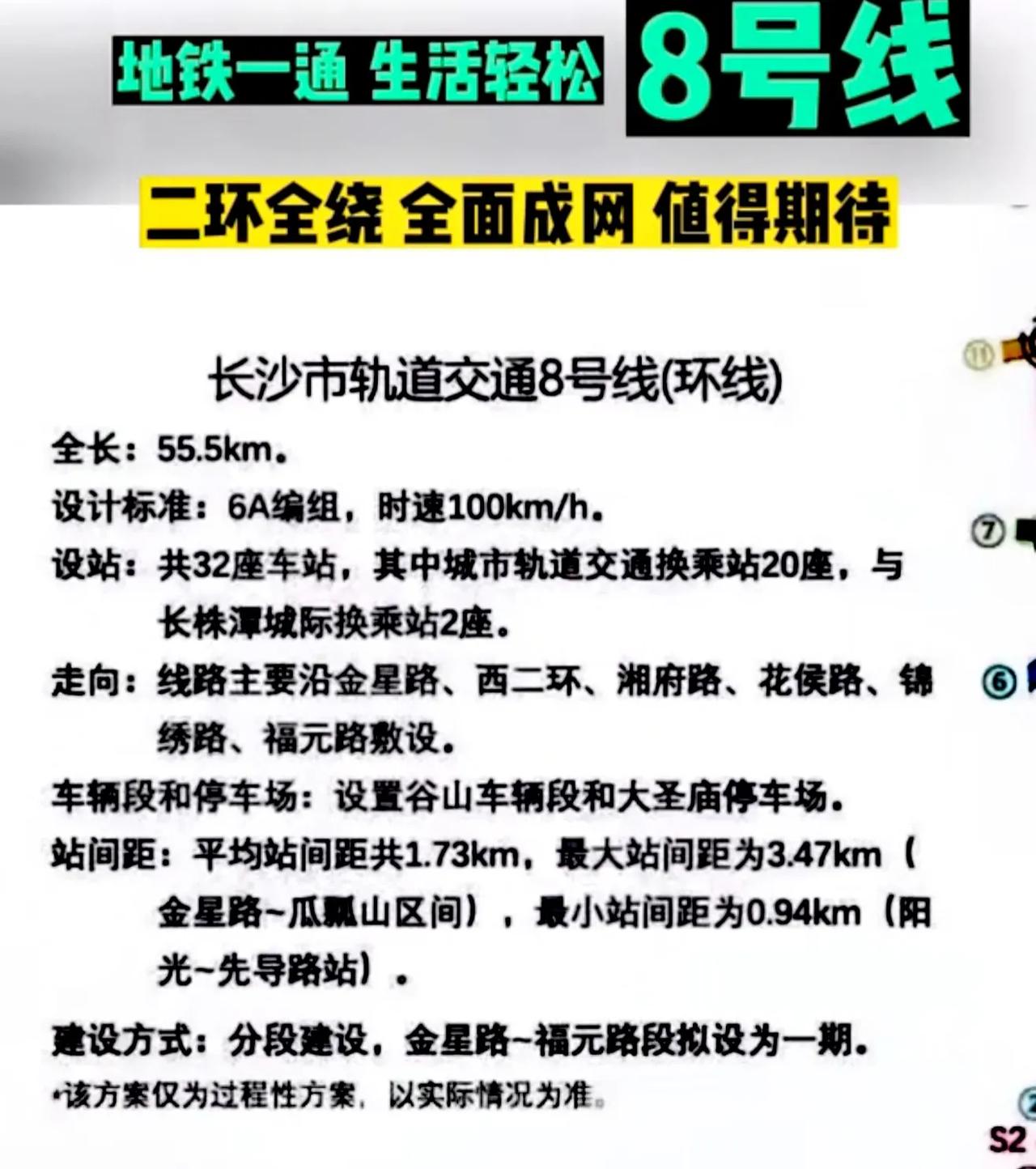 长沙有地铁八号线了吗？如果是真的话，那么长沙就有八条地铁线路了。长沙地铁交通线路