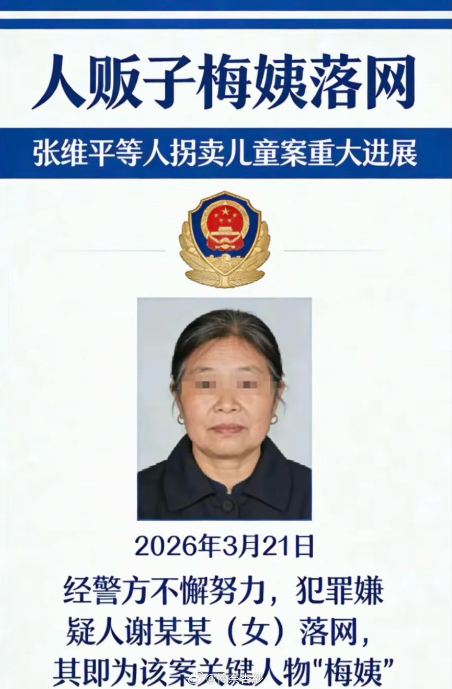 梅姨到哪也不出示身份证梅姨平时说媒背地贩卖小孩梅姨为何能潜逃藏匿十余年卧槽，怪