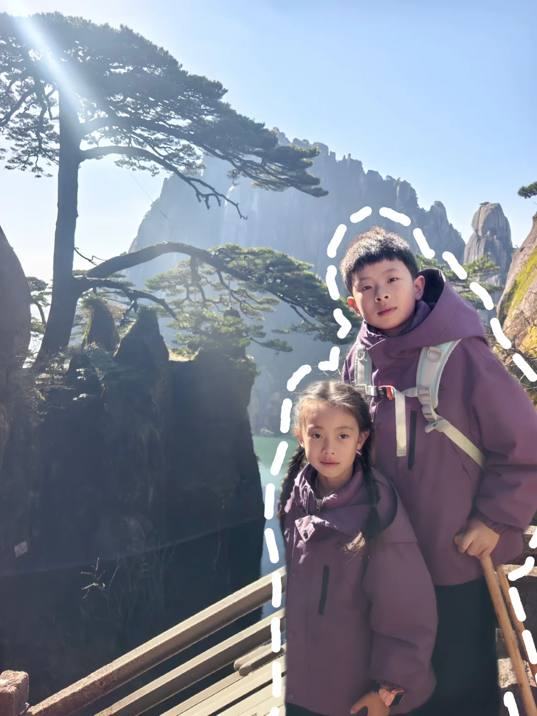 黄山8小时亲子路线攻略‼️刷遍课本景点