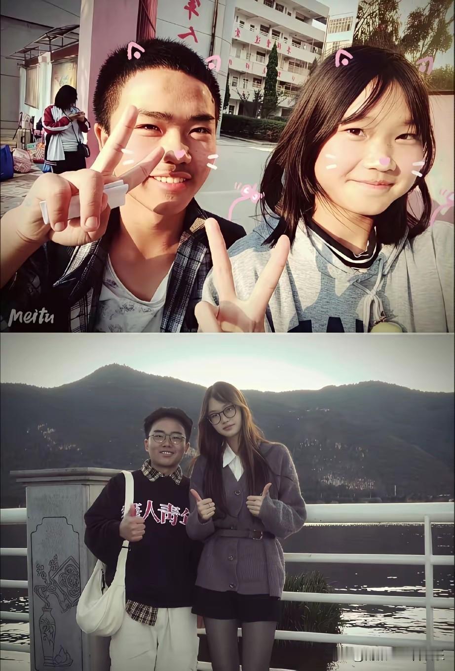 同样两个人，相隔10年！