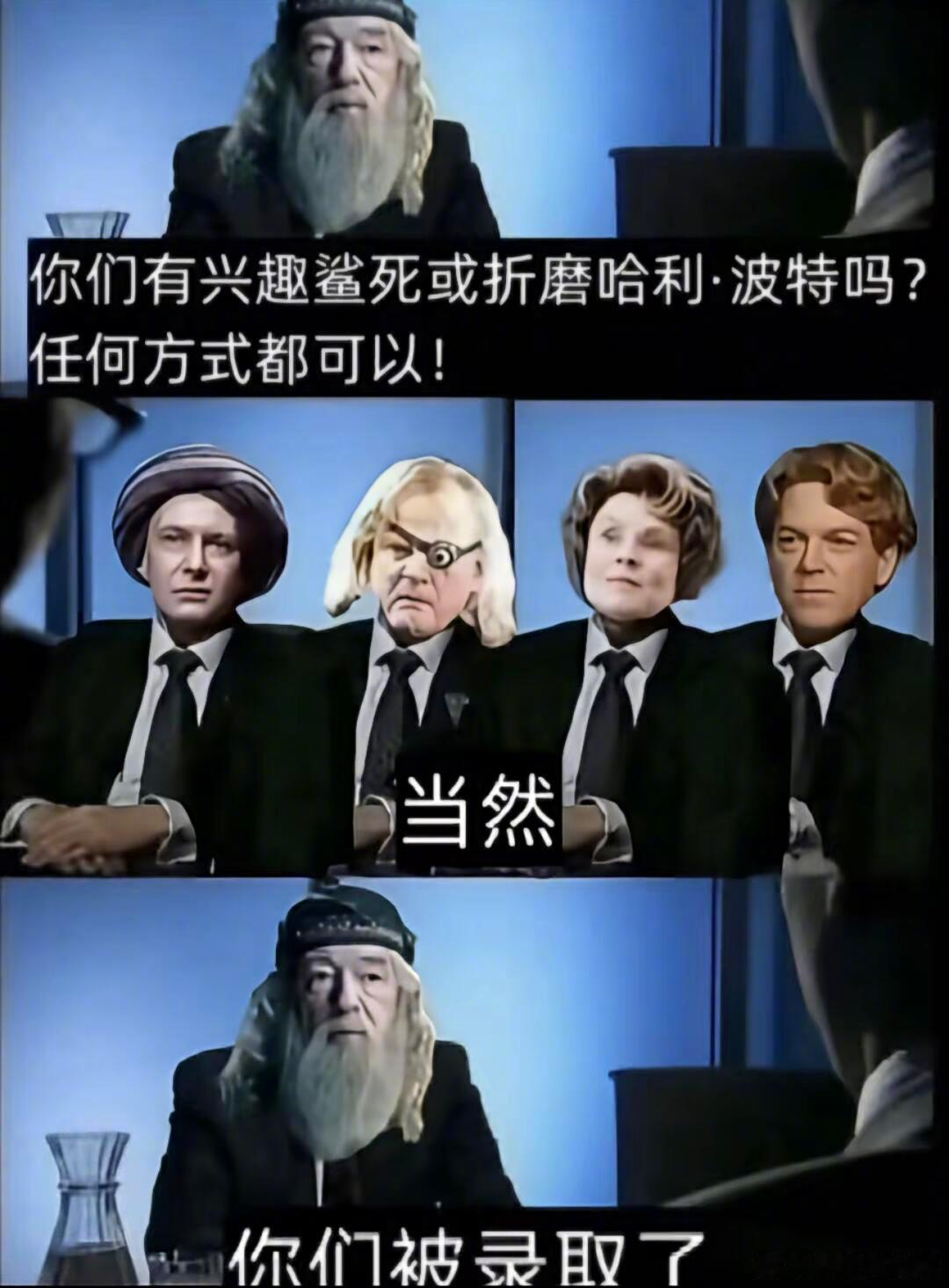 哈利波特梗图[笑着哭]笑死我了​​​