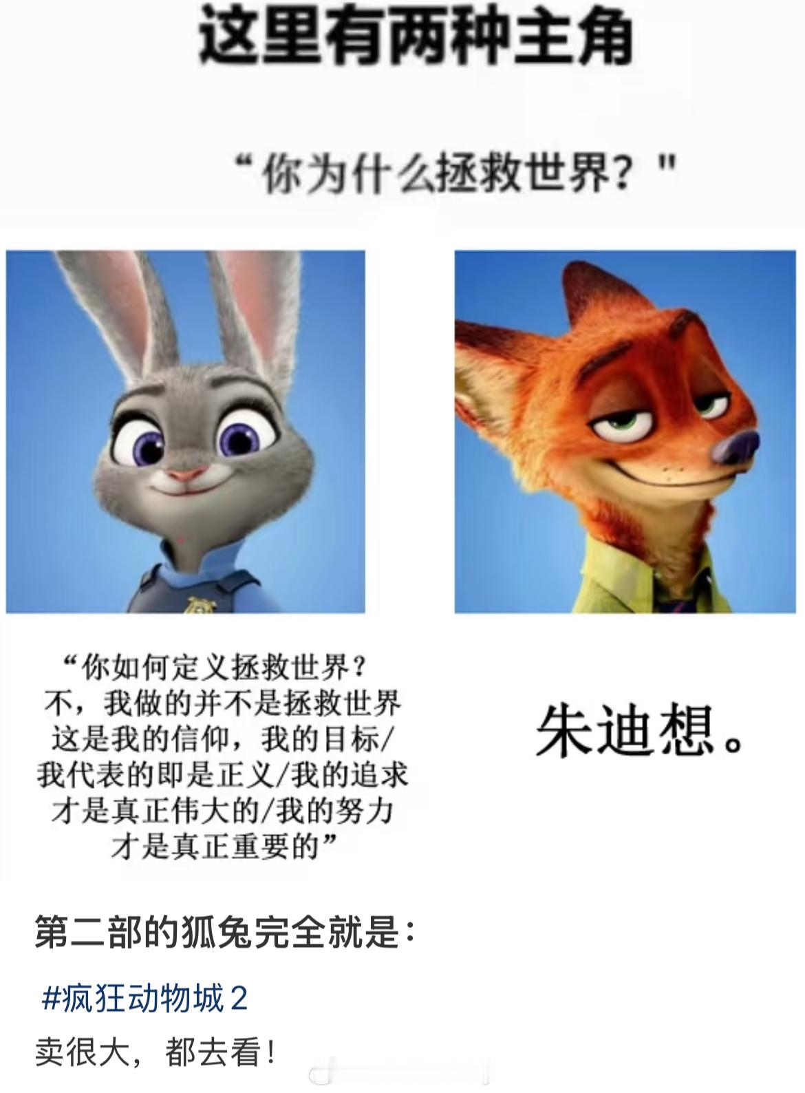 朱迪尼克好萌疯狂动物城