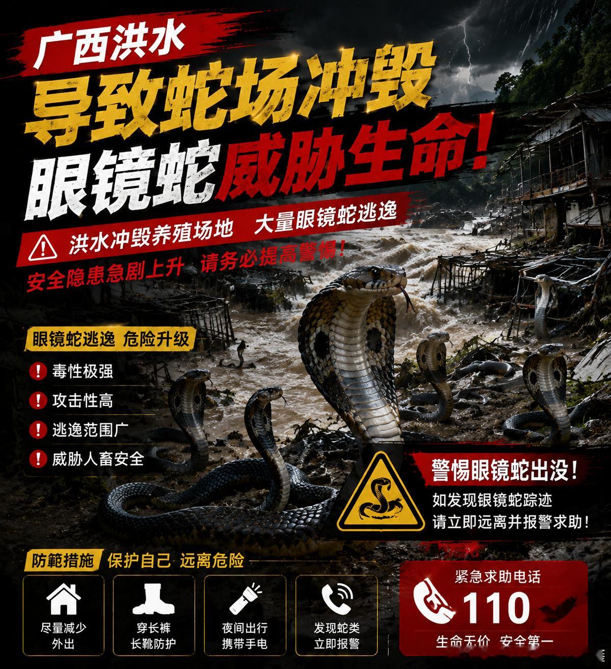 广西蛇场祝愿广西老表早日度过难关！