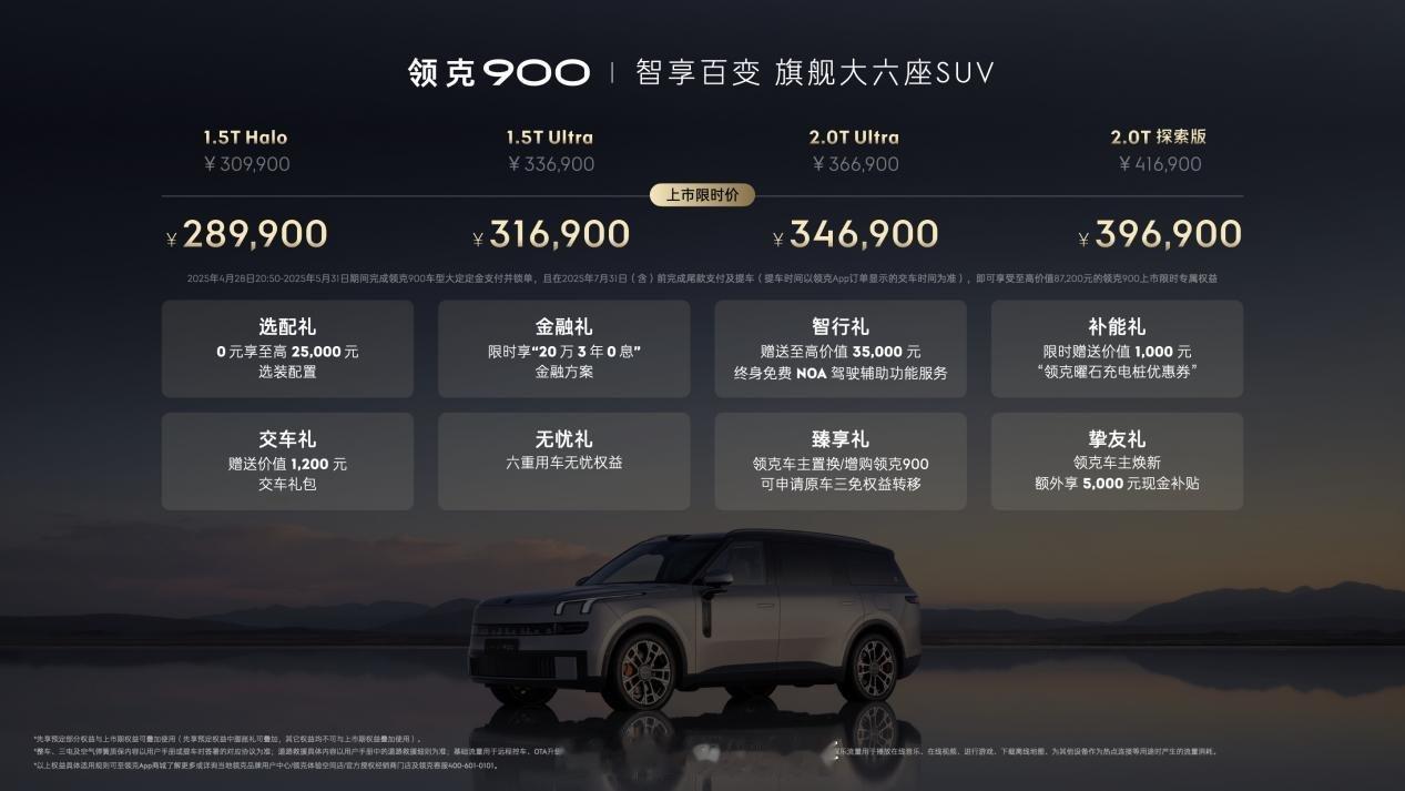 领克领克900重新定义家庭大六座标准家人们谁懂啊！六座大型SUV卷成这样真的没