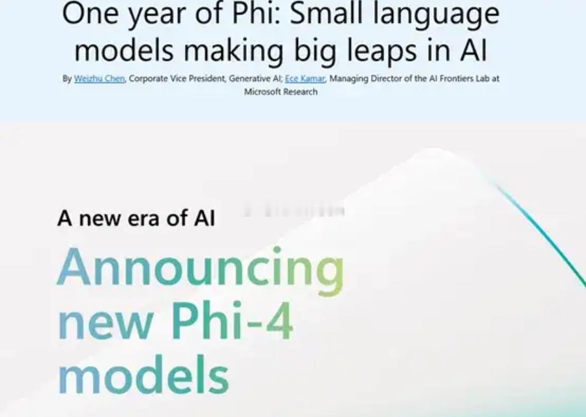 微软在官网开源了三个新版Phi-4小参数模型，分别是Reasoning、Min-