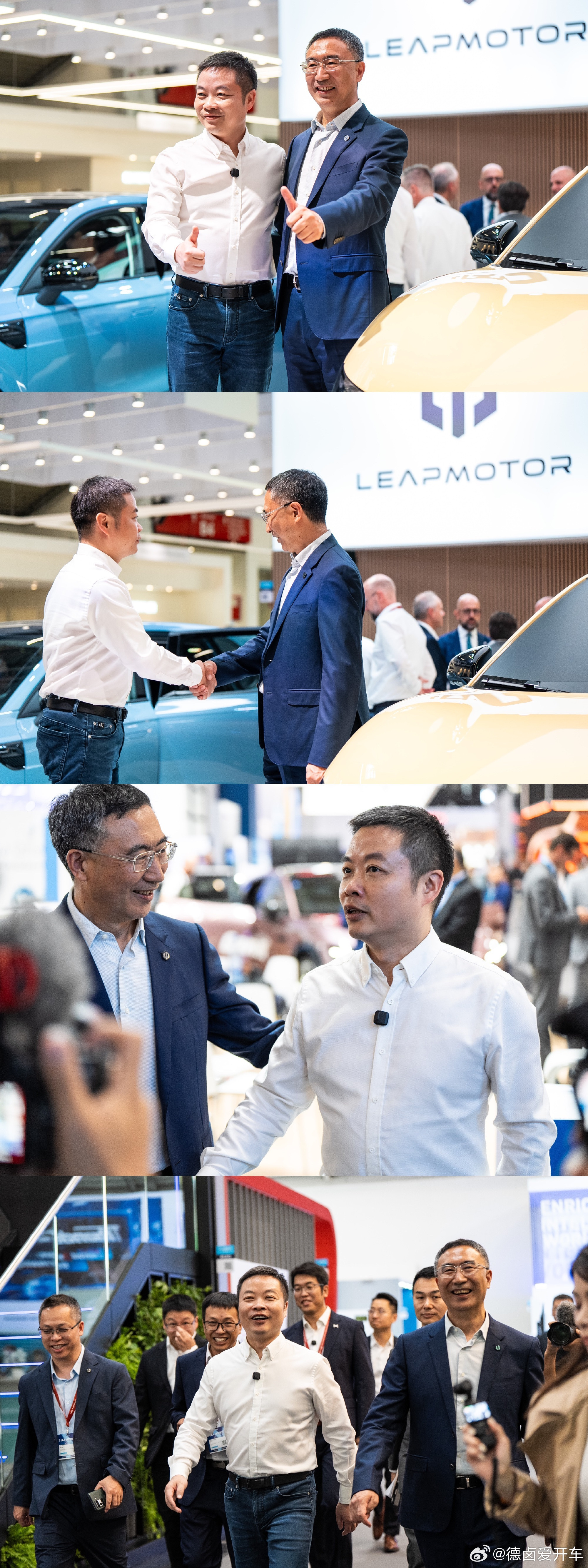 小鹏和零跑都是全球化动作比较快的新势力，在IAA2025小鹏本人也打卡了零跑