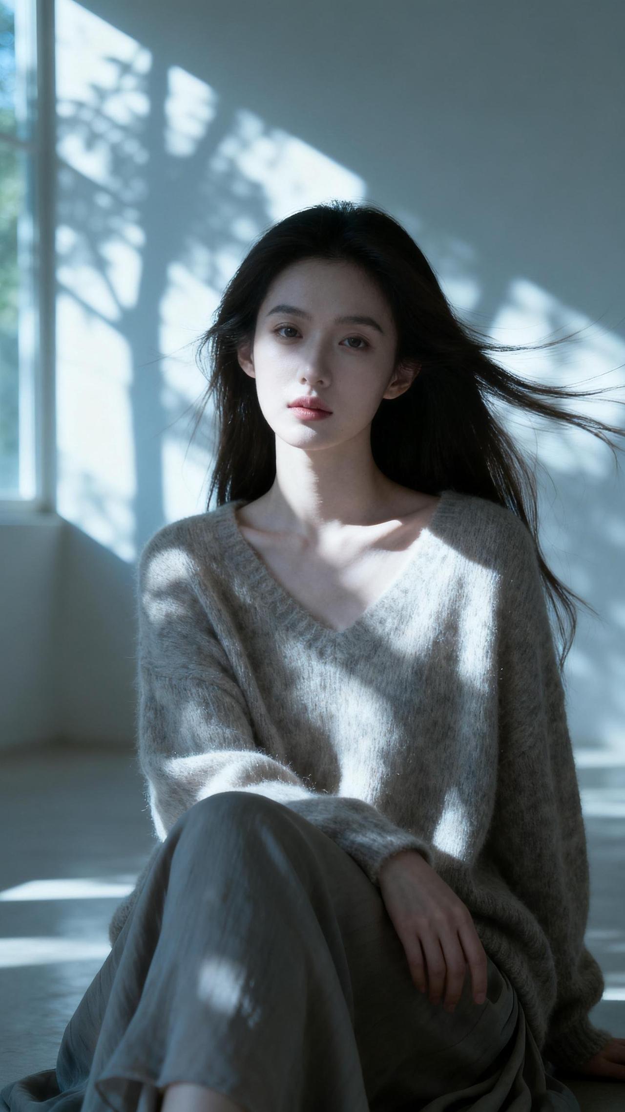 静坐听松风，清泉洗尘心。