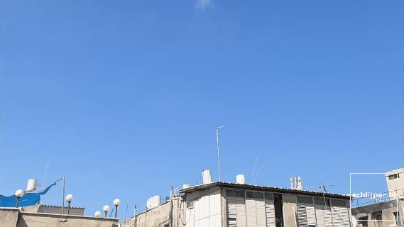 好家伙，还真让“铁穹”成功拦截到一枚伊朗导弹！6月20日下午特拉维夫上空的一幕