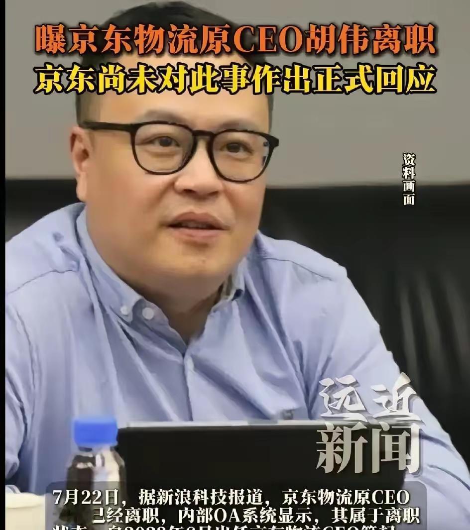 刘强东痛失一名大将，京东物流原CEO胡伟，年薪2690万，也离职了。胡伟，198