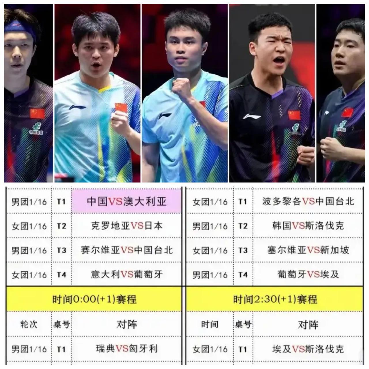 国乒男团进八强应该是没问题。今日17：00男团淘汰赛首战澳大利亚。论实力