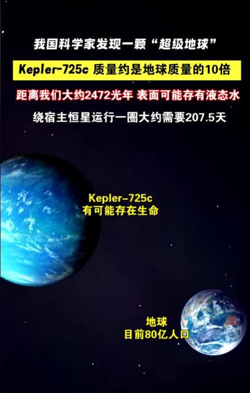 中国科学家震撼发现2472光年外'超级地球'！10倍地球体积或藏外星生命，人类星际移民梦迎来曙光？