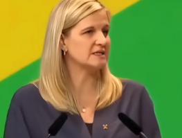 国际奥委会主席考文垂最近来中国看了全运会开幕式，说了句挺实在的话。她说：“中国是