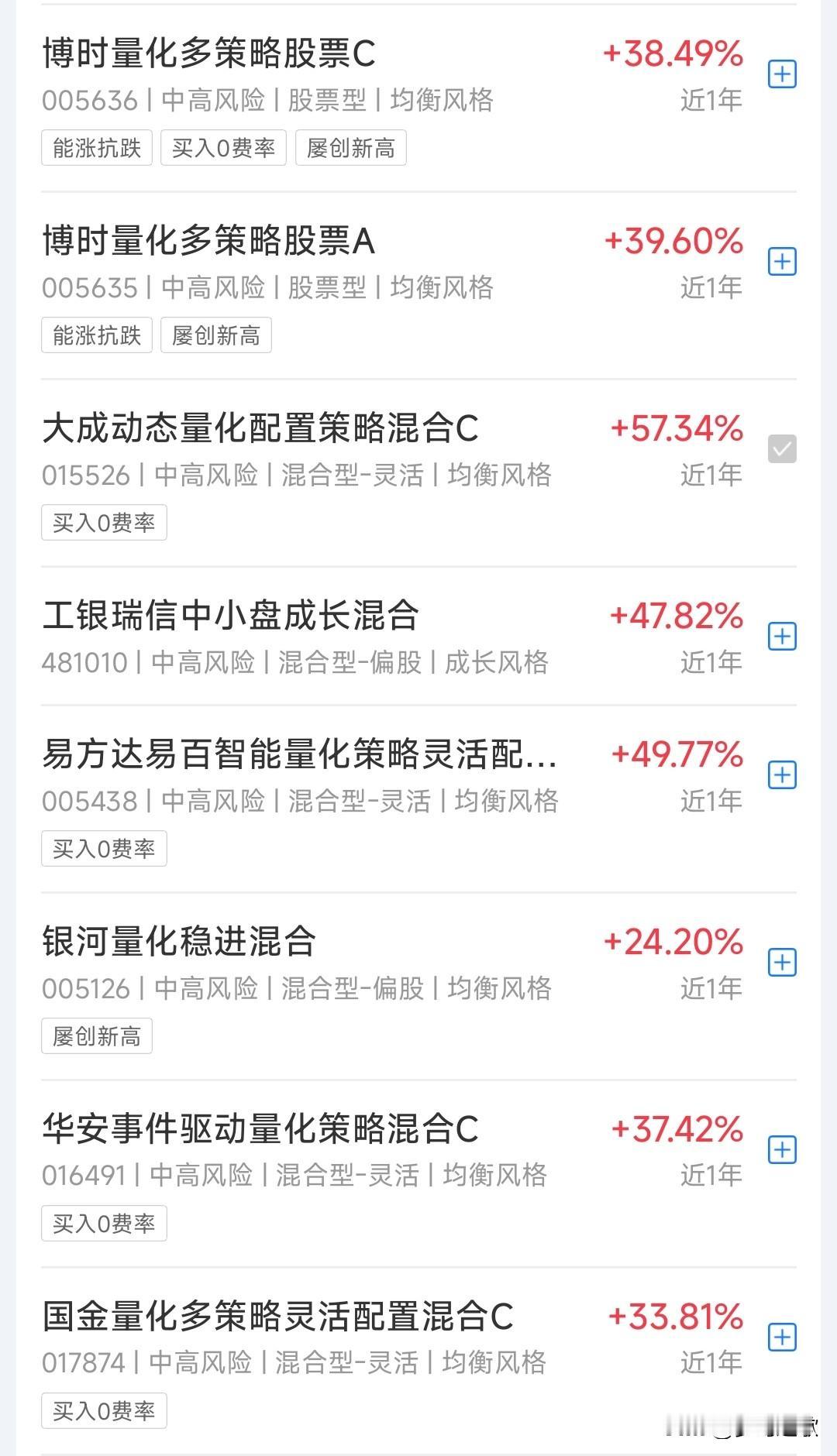 量化，量化，收益最大化还得看量化今年是量化连续三年正收益，从2025年的平均收