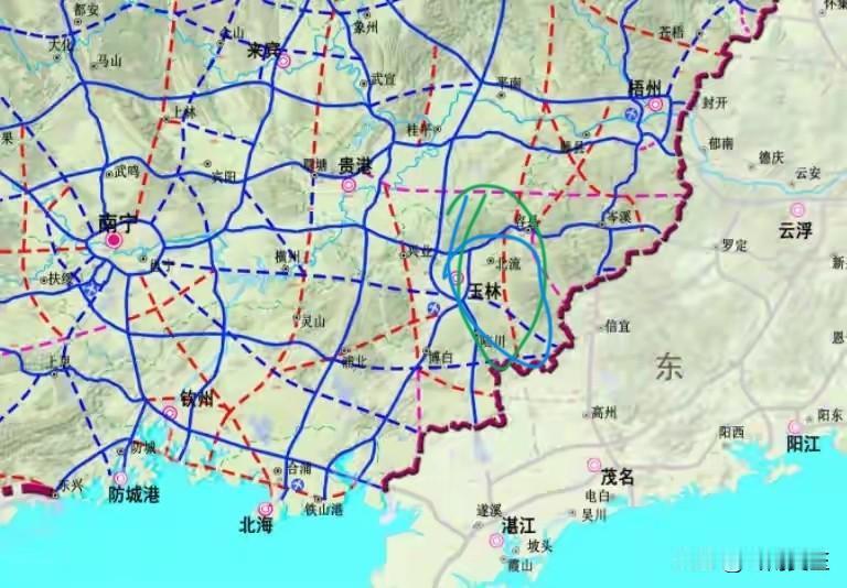 完了，广西第一县的高速又流标了！北流的北化高速几次都修不成，其实北流除了经过