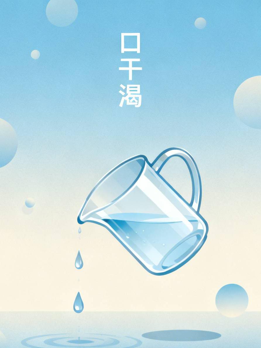 中医：凡是口干，都离不开这6种情况，教你一招缓解很多人一到夏天就口干舌燥，喝