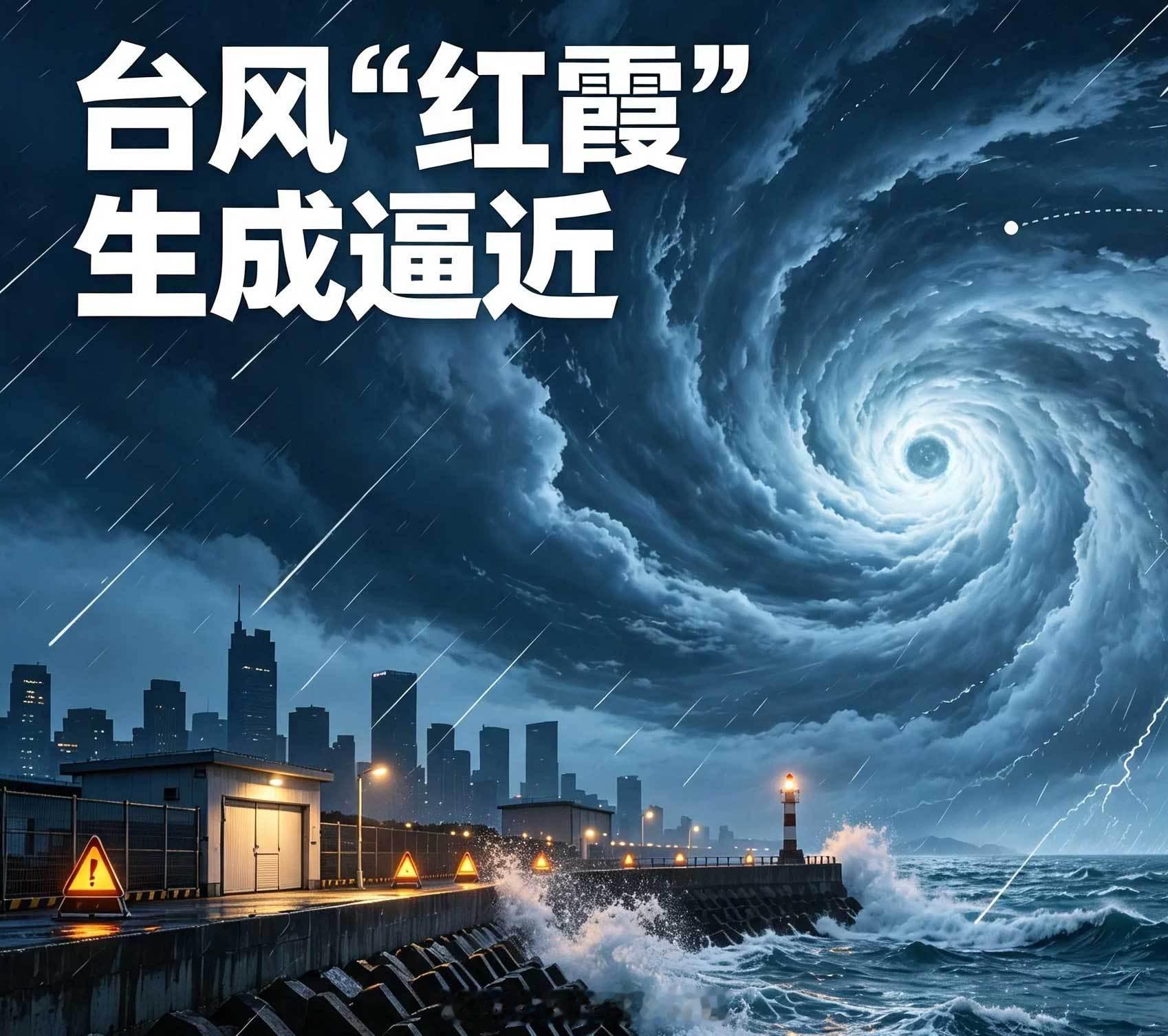 广州已出现13级阵风台风红霞已加强为强台风坐标越秀区，凌晨1点30分，暂时没什么
