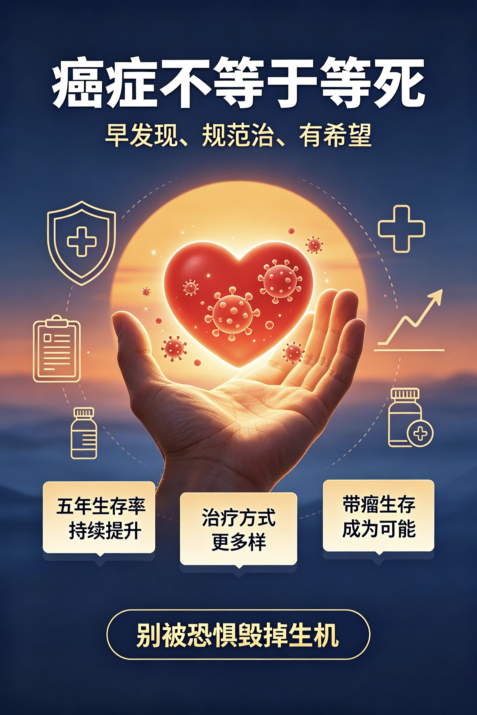 查出癌症，就是等死吗？医生坦言：很多人不是病死，是“吓死”的很多人这辈子最大的误区：把癌症等同于绝症