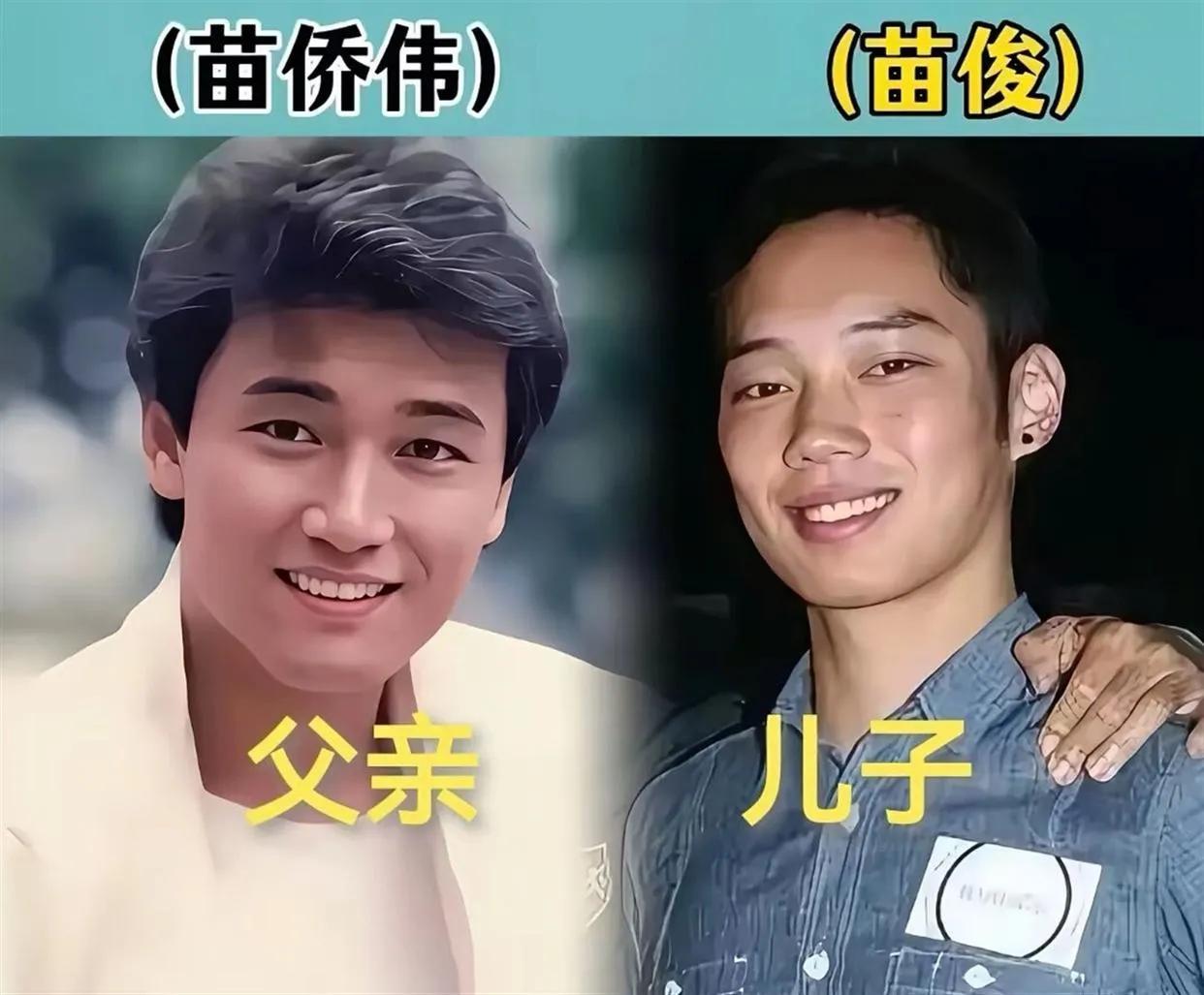 儿子的颜值普遍不如父亲长得帅—苗侨伟儿子的颜值普遍不如父亲长得帅—林依轮儿子