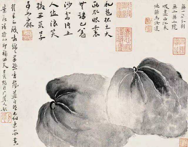 《传綮写生册》为八大山人存世最早的作品，作为八大山人早期作品，从中可以看到他的水