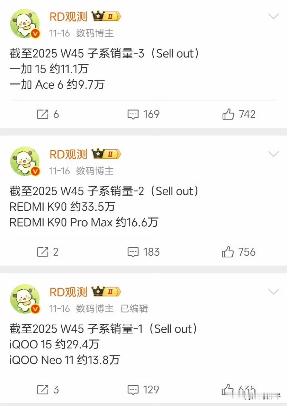 子系旗舰机销量还得是iQOO！iQOO15激活量接近30万台，遥遥领先于红米和一