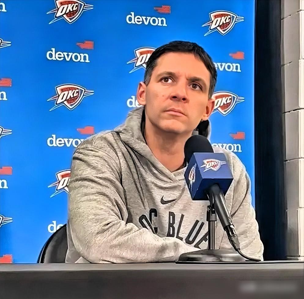 雷霆主帅戴格诺特赛后终于说出了大实话！​今日雷霆以123-115战胜开拓者，