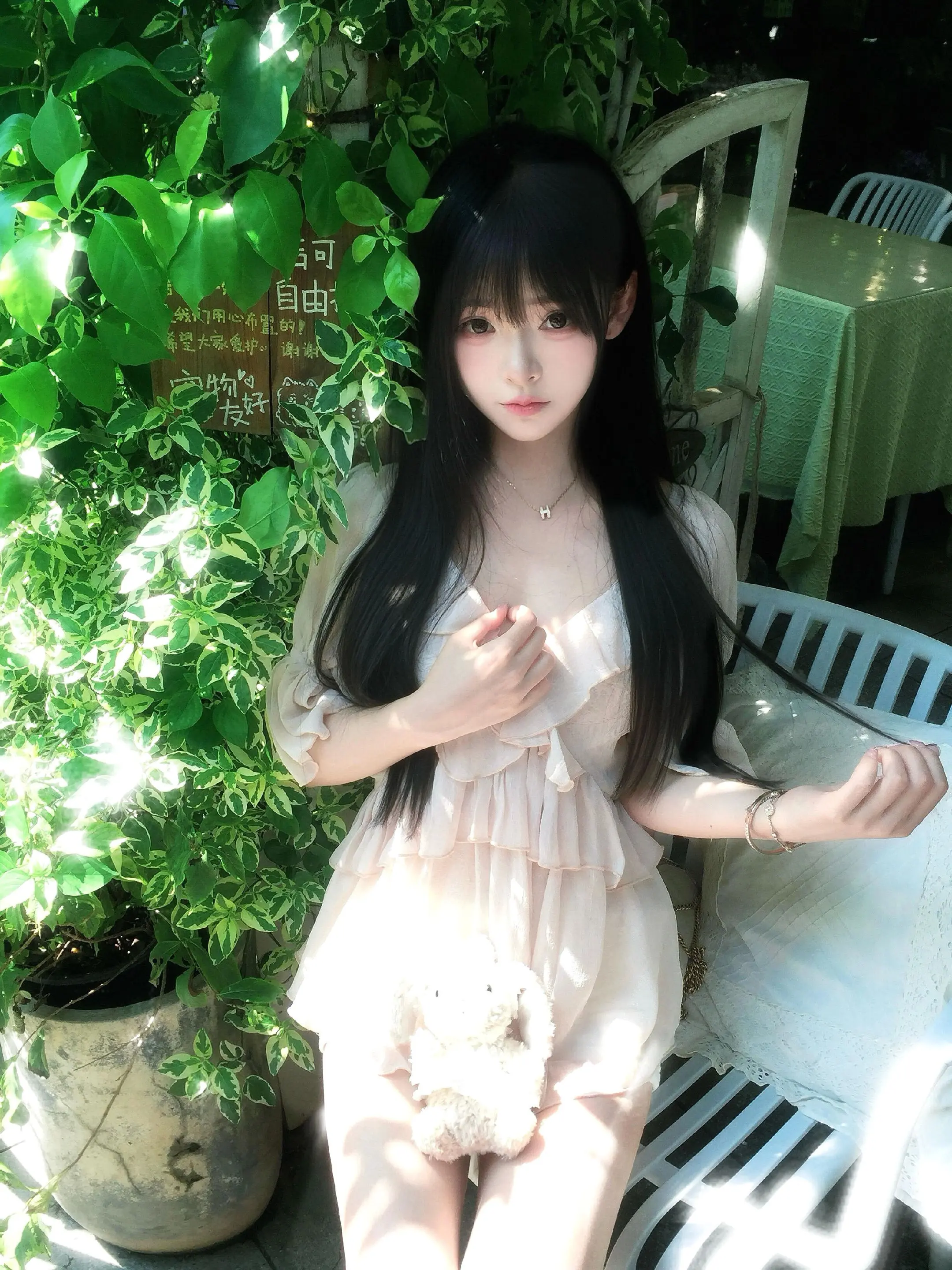 花园咖啡。