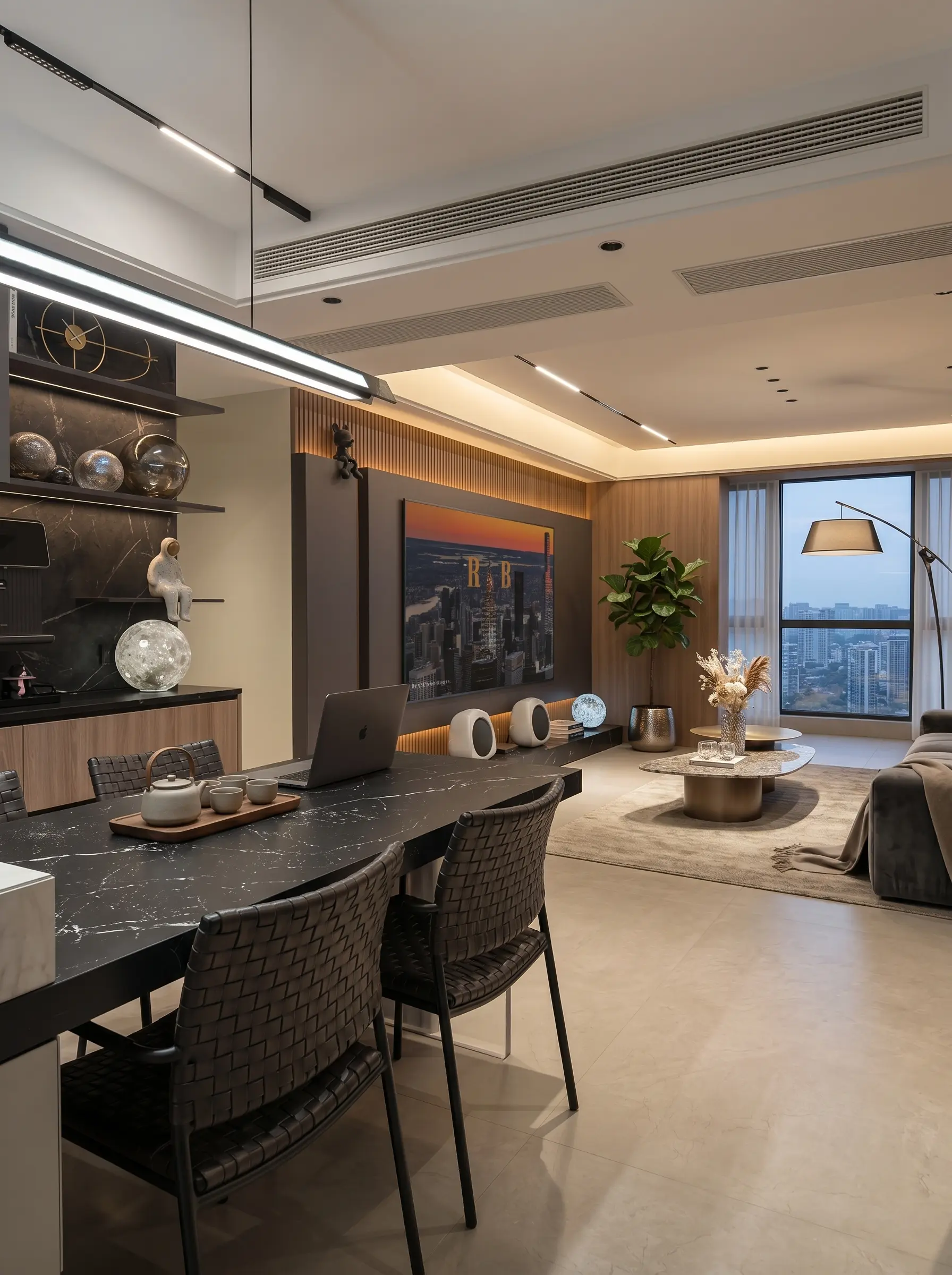 意式极简赢麻了！都说我129㎡家大气高级。买的好不如装的好！第一套房就...