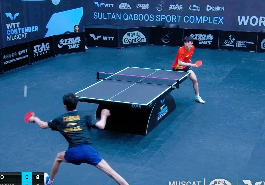 温瑞博相持太牛了，相持阶段，陈俊松完全不是对手第一局温瑞博11：7拿下