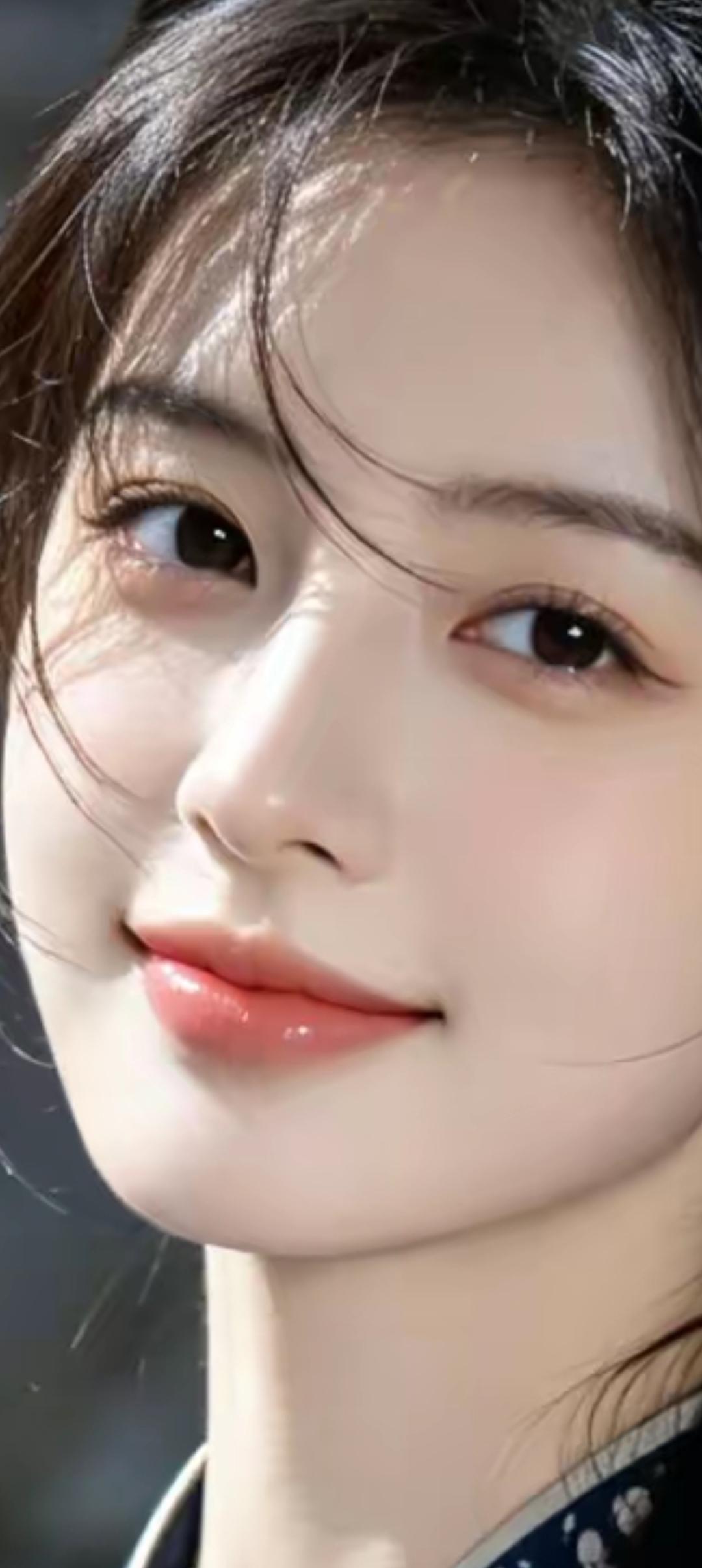 温柔甜美的微笑，散发着青春的气息！🌟✨