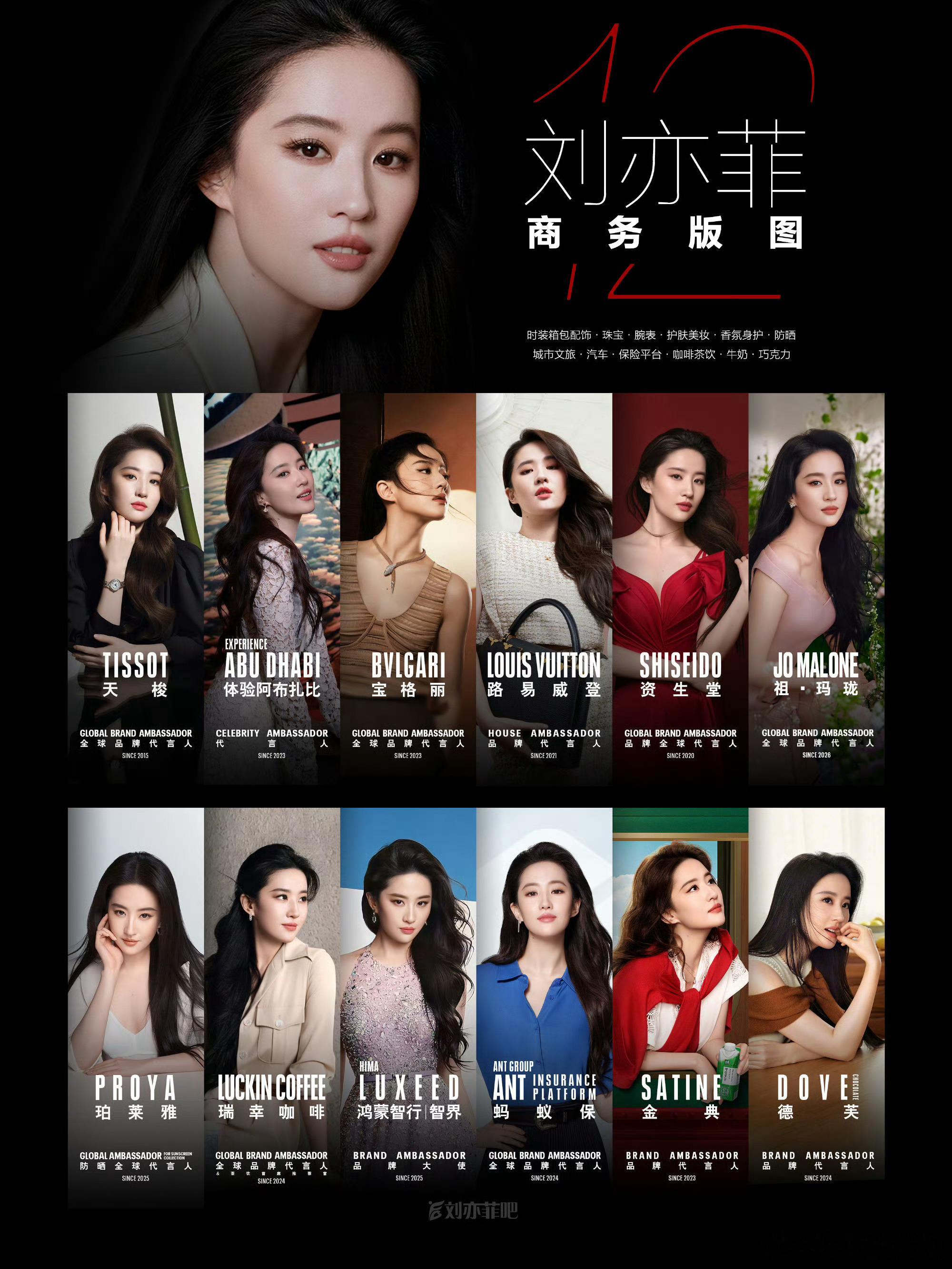 刘亦菲顶级商业价值，空降最高title刘亦菲这个阵仗刘亦菲顶级商业价值刘亦菲祖