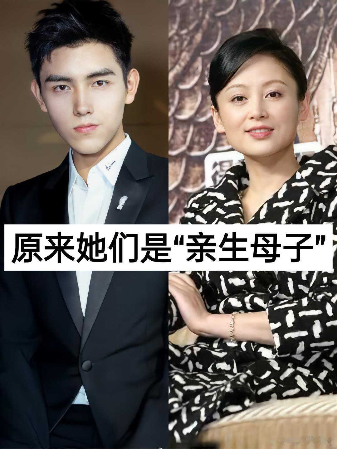 原来这些明星都是亲生母子？