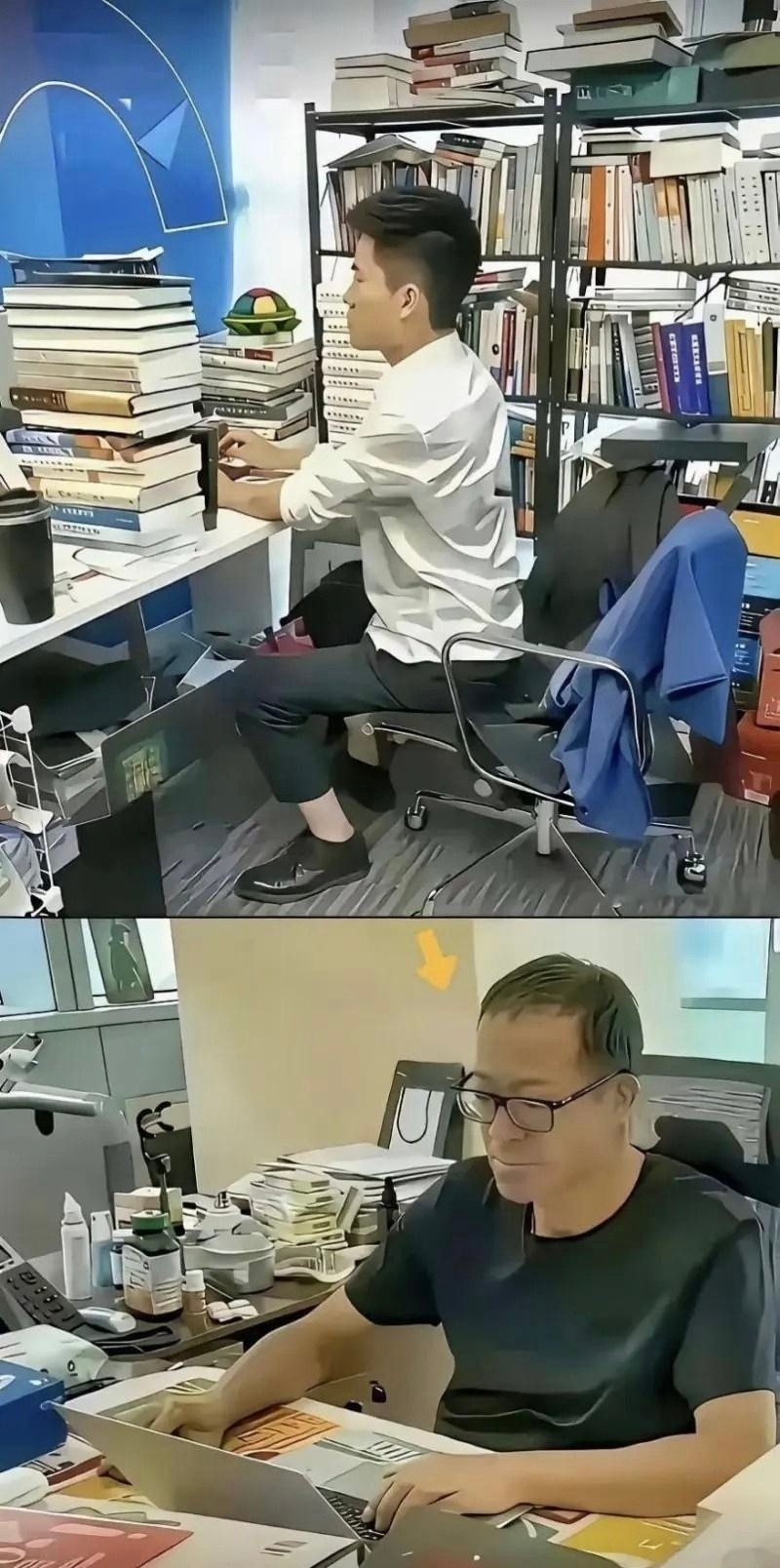 一个假装有文化，一个是真有文化​​​