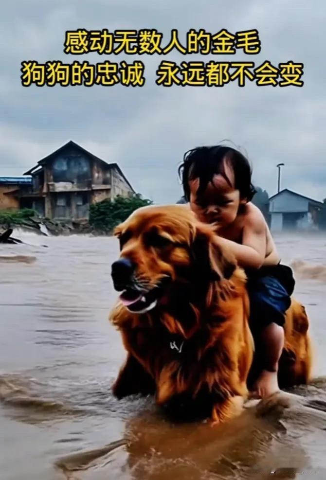 全网都看哭了。洪水来临之时，宝宝与自己的爸爸妈妈冲散。他拼了命地抱着一棵树，在那