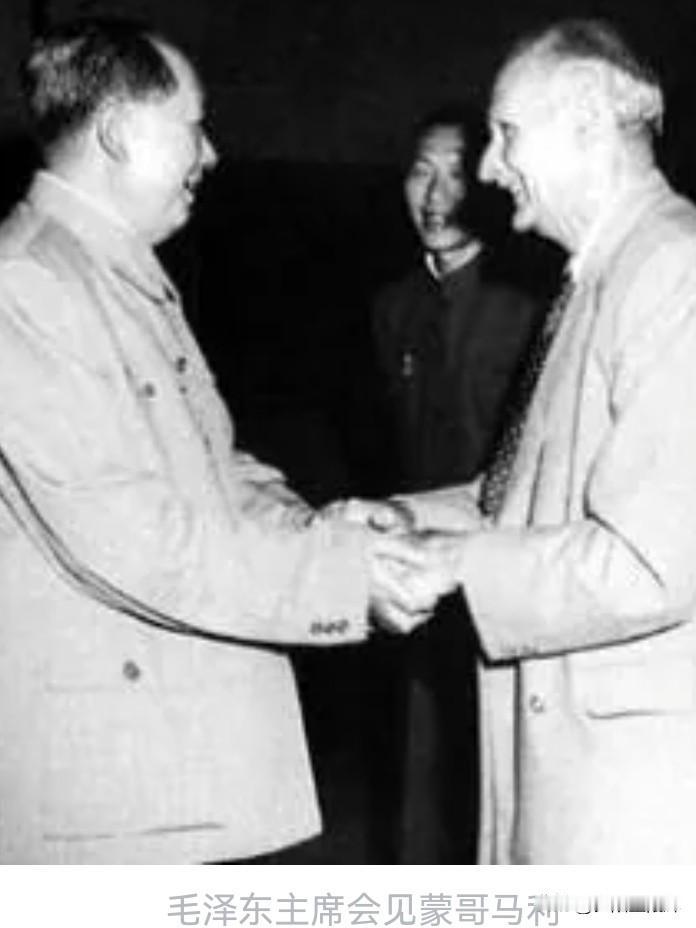 众里寻粟（裕）千百度，灯火阑珊处是陈毅！网传，1961年，毛主席在接见英国蒙哥