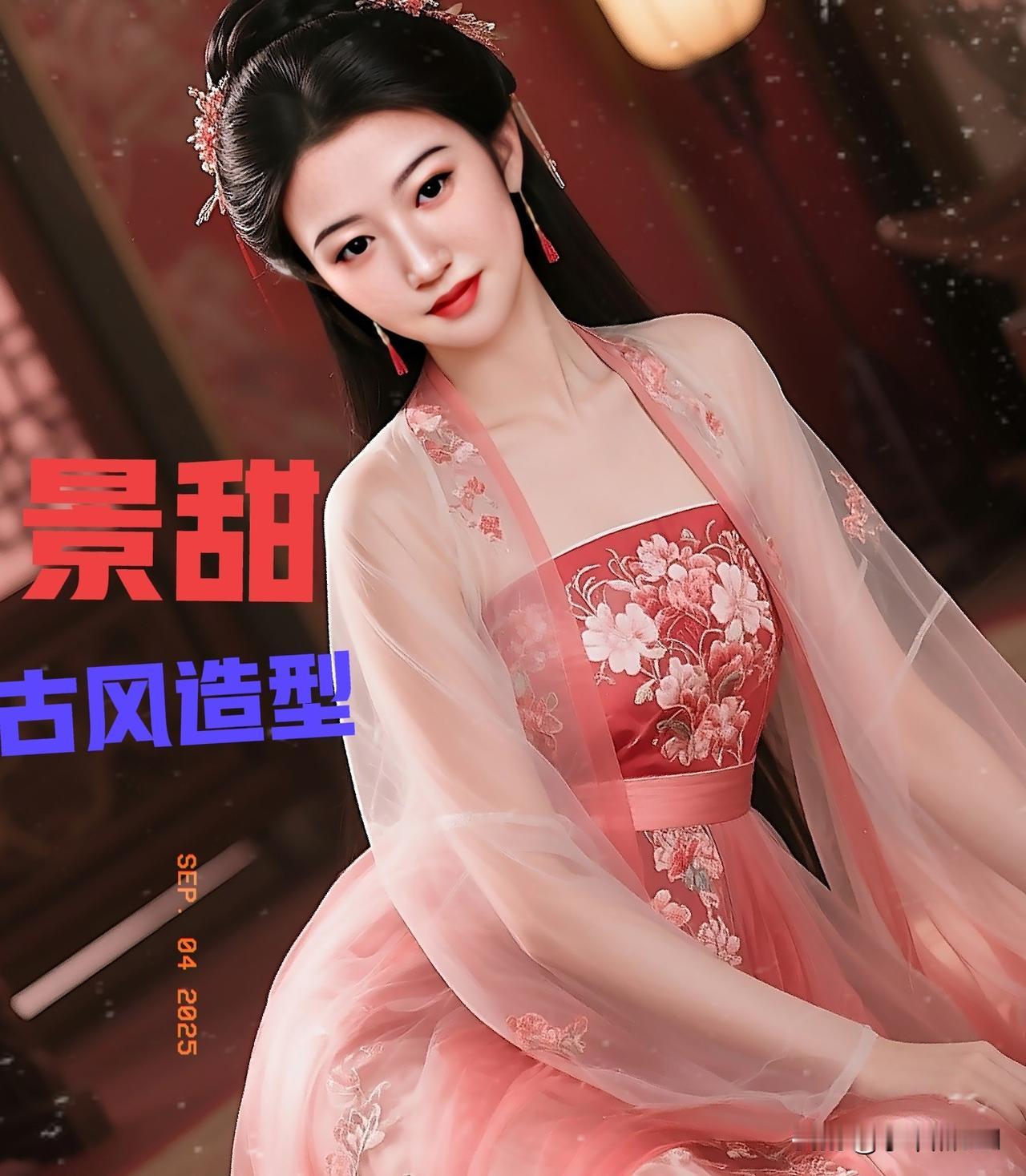 景甜古风造型惊艳绝伦气质优雅明星女明星气质女明星景甜​​​